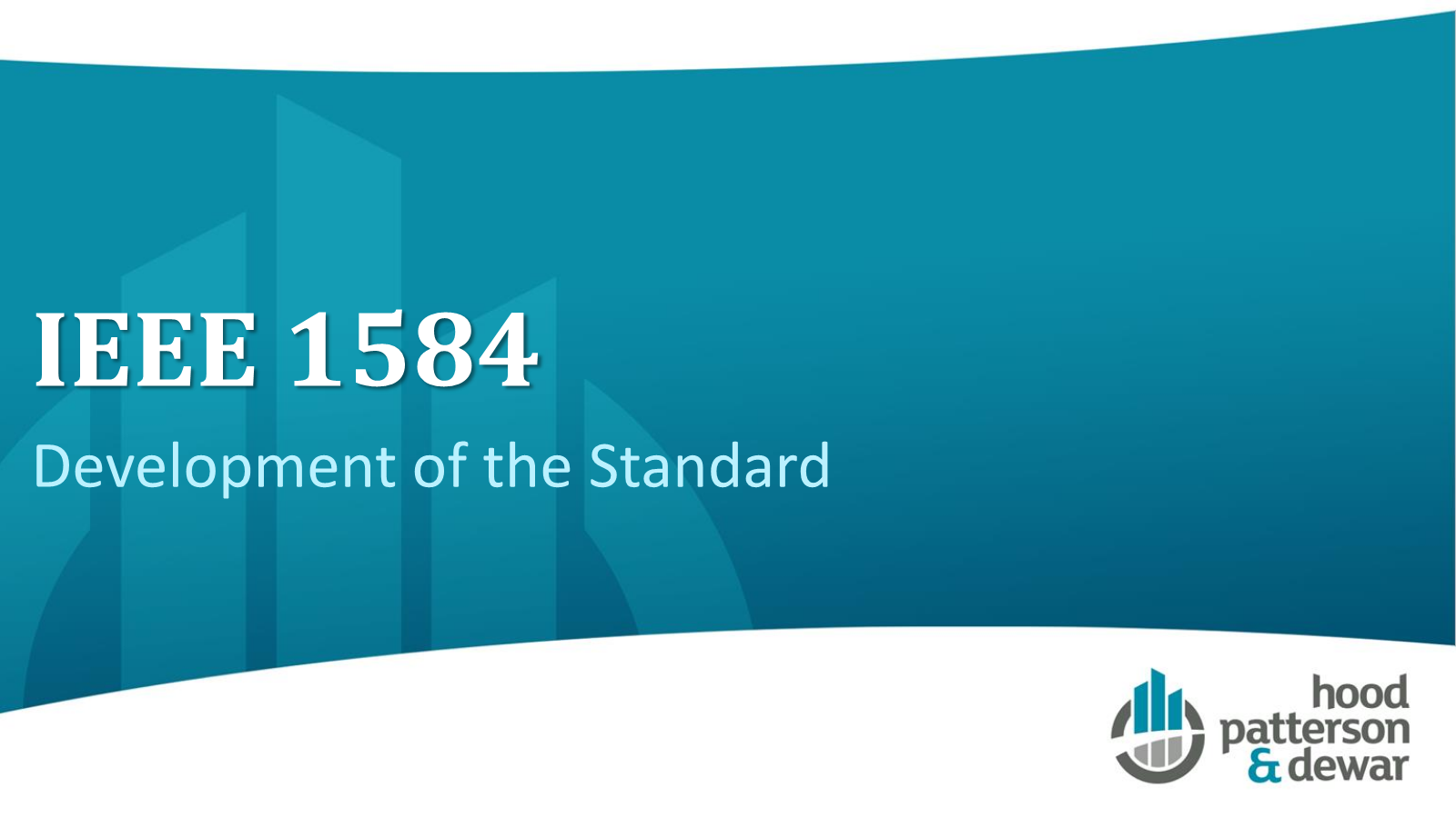 IEEE 1584 - DEVELOPMENT OF STANDARD - COVER